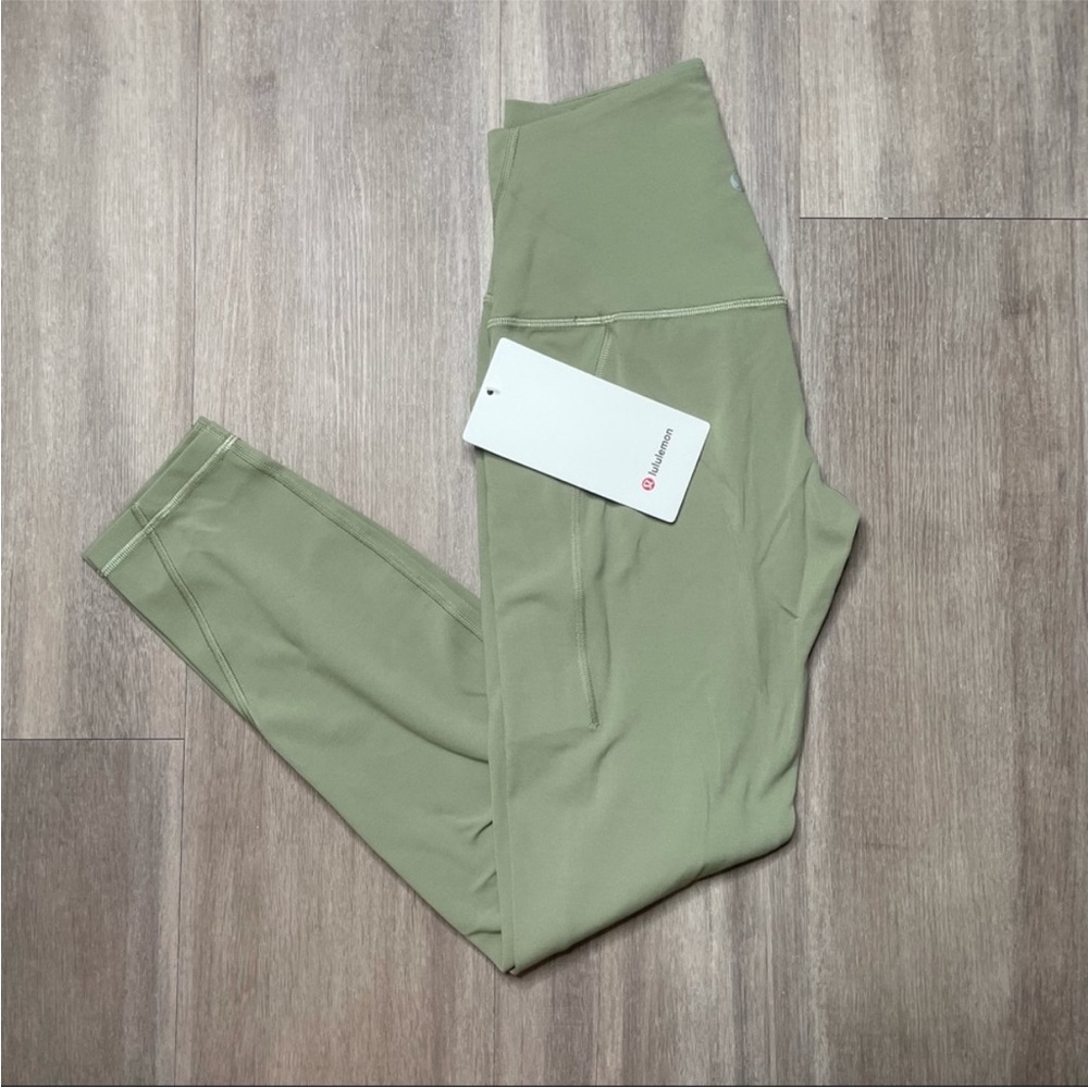 Align HR Pant 25” with Pockets - Rosemary Green